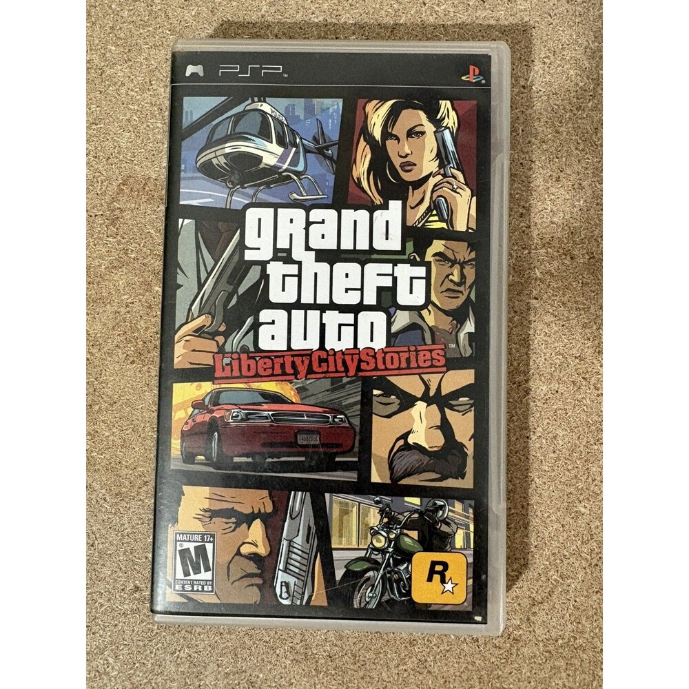 Grand Theft Auto Liberty City Stories (Sony PSP, 2005) Case & Artwork ONLY